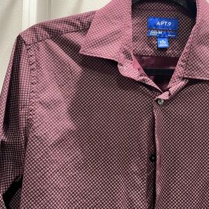 Long sleeve casual button down slim fit